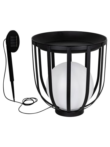 Profigarden Solarna lampa zewnętrzna LED w kolorze czarnym - 30 x 32 x 30 cm