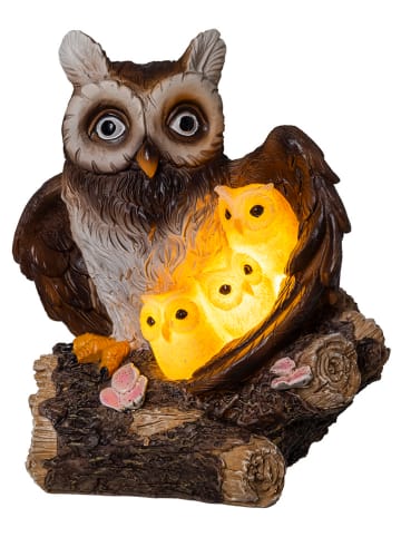 Garden Hero Decoratief ledsolarobject lichtbruin/wit - (H)20,5 cm