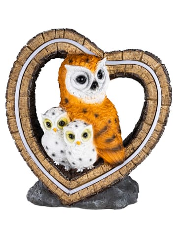 Garden Hero Decoratief ledsolarobject lichtbruin/oranje - (H)35 cm