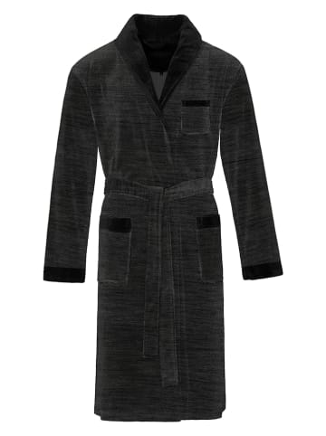 Vossen Bademantel "Alberto" in Schwarz