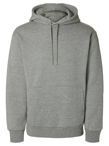 SELECTED HOMME Hoodie grijs