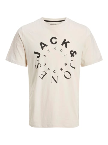 Jack & Jones Koszulka "Warrior" w kolorze kremowym