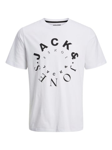 Jack & Jones Koszulka "Warrior" w kolorze biaÅ‚ym