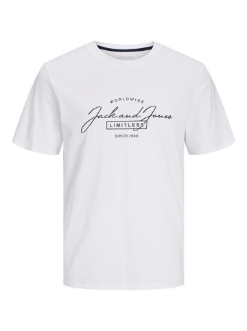 Jack & Jones 3er-Set: Shirts in Weiß/ Dunkelblau/ Schwarz