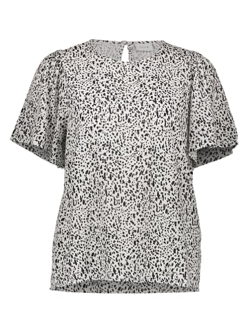 Vila Bluse "Kaya" in Weiß/ Schwarz