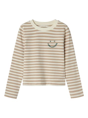 name it Longsleeve "Lopine" crème/beige