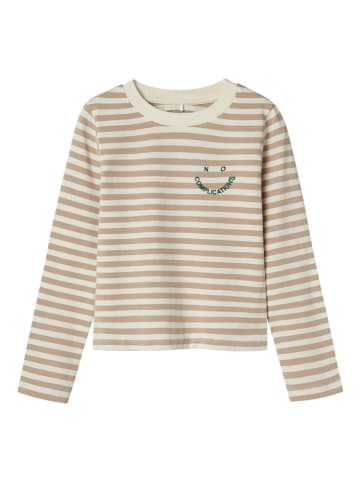 name it Longsleeve "Lopine" in Creme/ Beige