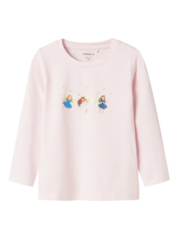 name it Longsleeve "Lyse" in Rosa/ Bunt