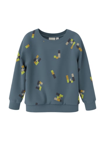 name it Sweatshirt "Leore" in Dunkelblau/ Bunt