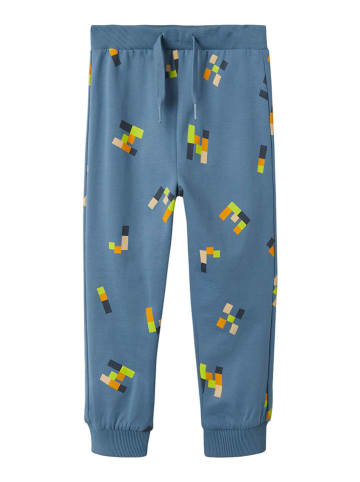 name it Sweatbroek "Leore" meerkleurig/donkerblauw