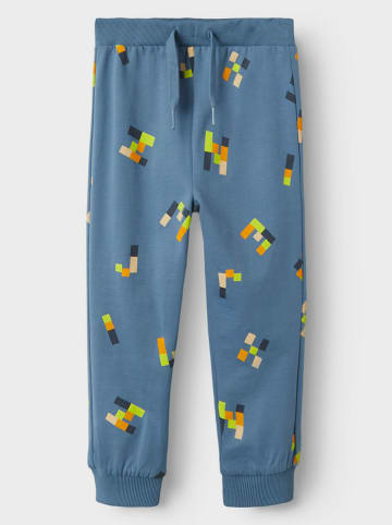 name it Sweatbroek "Leore" meerkleurig/donkerblauw