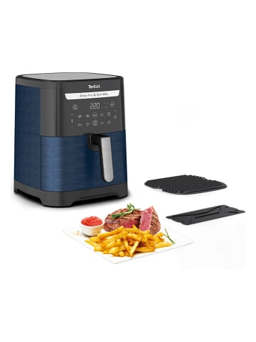 Krups 2-in-1 heteluchtfritteuse "Easy Fry & Grill - EY801410" donkerblauw
