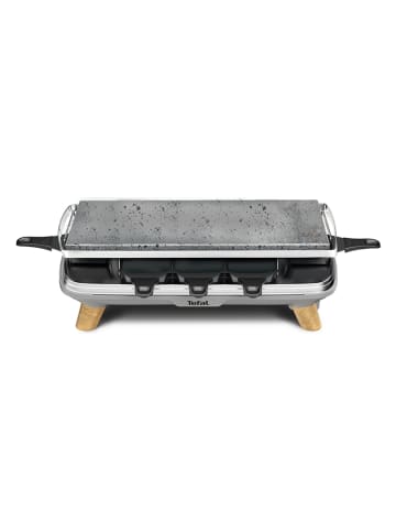 Tefal 2in-1 Raclette "Pierrade Gourmet - PR620D12" in Silber
