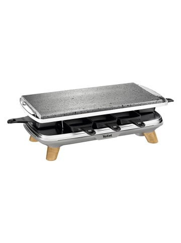 Tefal 2in-1 Raclette "Pierrade Gourmet - PR620D12" in Silber