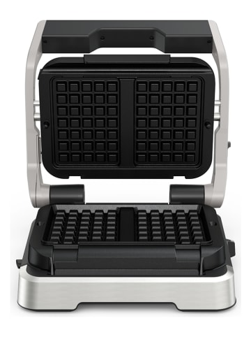 Tefal Waffelplatte "Optigrill Xin1 -  XA730810" in Schwarz/ Silber