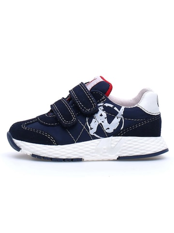 Naturino Leren sneakers "Jesko" donkerblauw/wit