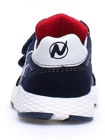 Naturino Leder-Sneakers "Jesko" in Dunkelblau/ Weiß