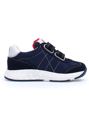 Naturino Leder-Sneakers "Jesko" in Dunkelblau/ Weiß