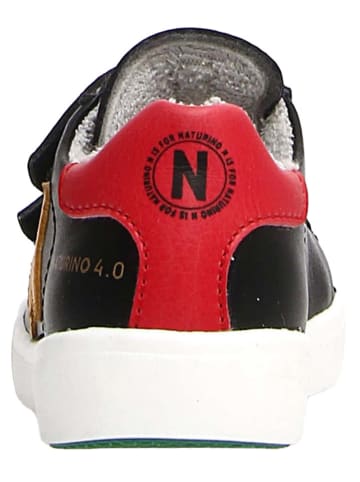 Naturino Sneakers "Annie" zwart/rood/oranje