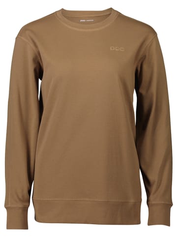 POC Sweatshirt "Poise" in Hellbraun