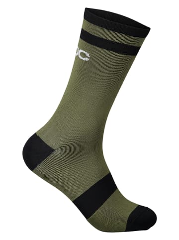 POC Skarpety kolarskie "Lure" w kolorze khaki
