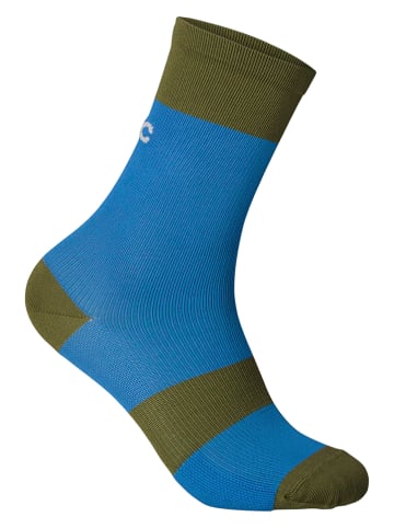 POC MTB-Fahrradsocken "Y's Essential" in Blau/ Khaki