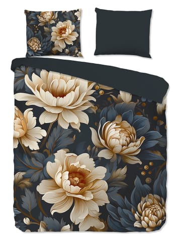 Pure Microvezel beddengoedset "Iron" antraciet/crème