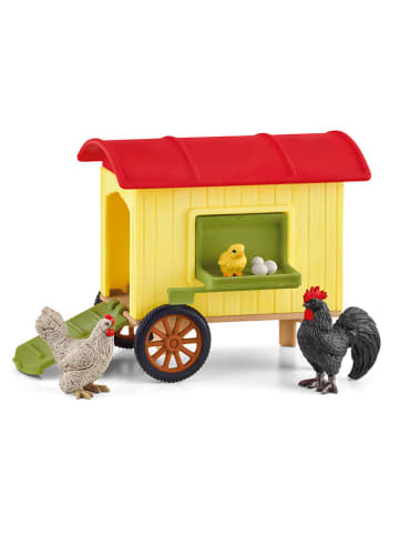 Schleich 12-częściowy zestaw "Mobile Chicken Coop" do zabawy - 3+