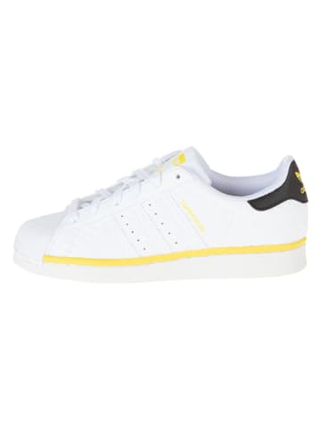 adidas Sneakers "Superstar" in Weiß/ Gelb