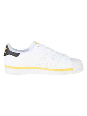 adidas Sneakers "Superstar" in Weiß/ Gelb