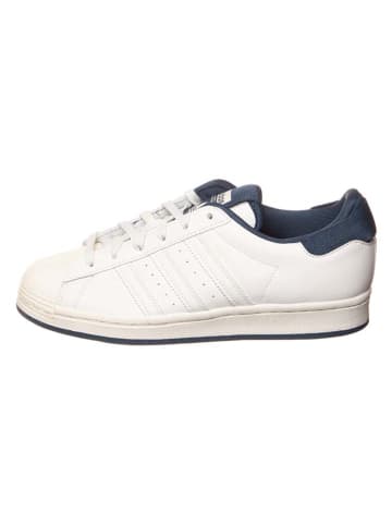 adidas Sneakers "Superstar" in Weiß/ Dunkelblau