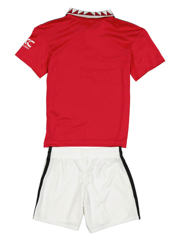 adidas Strój sportowy "Manchester United" w kolorze czerwono-czarno-białym