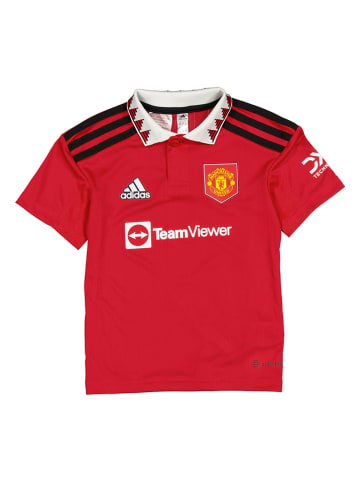 adidas Strój sportowy "Manchester United" w kolorze czerwono-czarno-białym