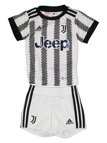 adidas Trainingsanzug "Juve" in Weiß/ Schwarz