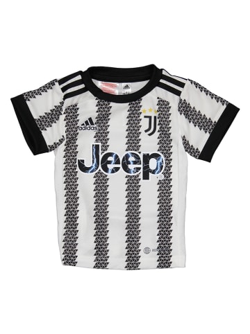 adidas Trainingsanzug "Juve" in Weiß/ Schwarz