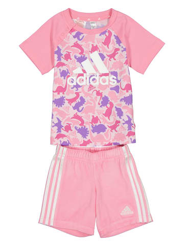 adidas 2tlg. Outfit in Rosa