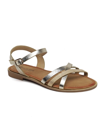 Sixth Sens Sandalen goudkleurig