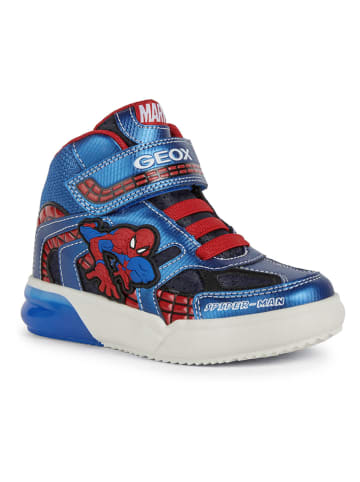 Geox Sneakers "Grayjay" in Blau/ Rot