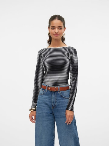 Vero Moda Longsleeve wit/zwart