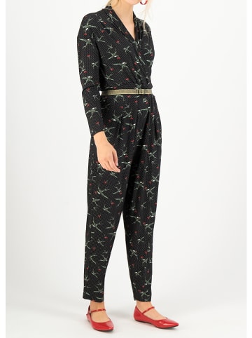 Blutsgeschwister Jumpsuit "The Coolest on Earth" in Schwarz/ Grün/ Rot