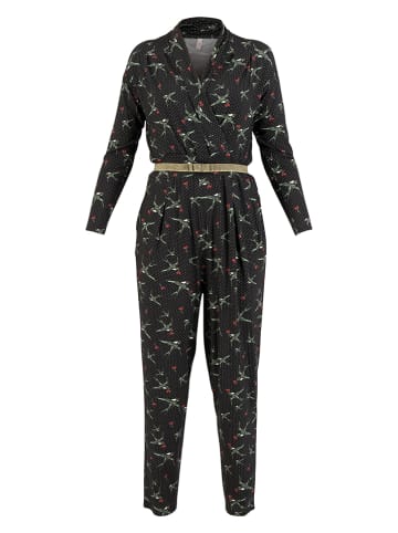 Blutsgeschwister Jumpsuit "The Coolest on Earth" in Schwarz/ Grün/ Rot