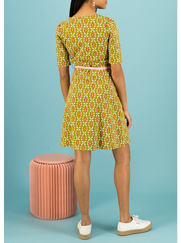 Blutsgeschwister Jurk "Home Cute" lichtgroen/meerkleurig