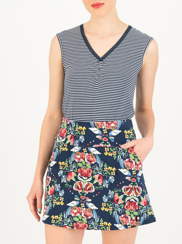 Blutsgeschwister Rok "Molto Bene" donkerblauw/meerkleurig