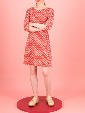 Blutsgeschwister Kleid "Mod a Hula Button" in Rot/ Weiß