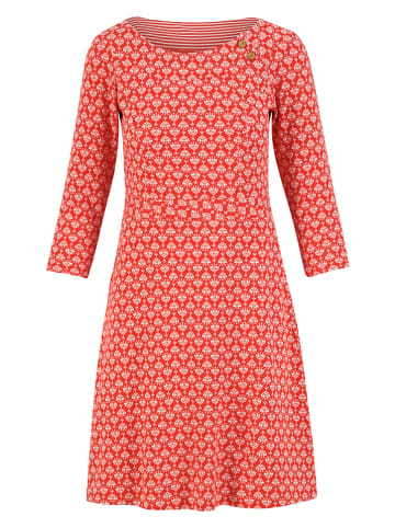 Blutsgeschwister Kleid "Mod a Hula Button" in Rot/ Weiß