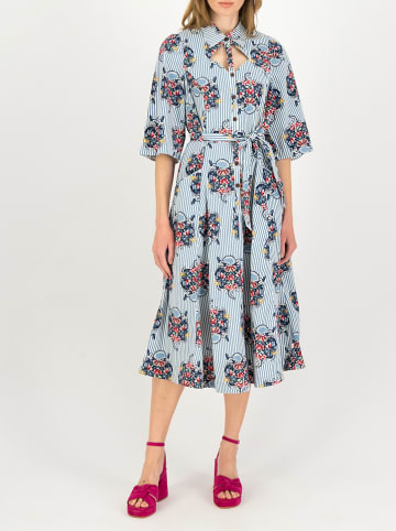 Blutsgeschwister Kleid "Sneaky Diamond" in Hellblau/ Bunt
