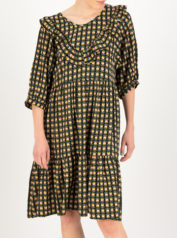 Blutsgeschwister Kleid "Fabala di Farfalla" in Schwarz/ Gelb