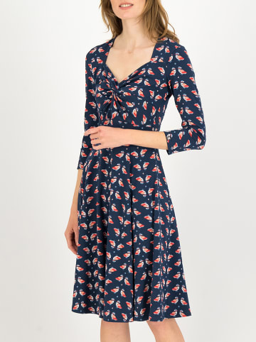 Blutsgeschwister Jurk "Hot Knot Power" donkerblauw/rood/wit