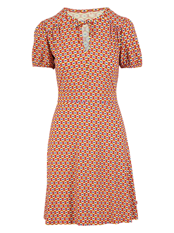 Blutsgeschwister Jurk "Fluffy Romance" rood/blauw/meerkleurig