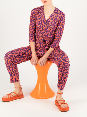 Blutsgeschwister Jumpsuit "Hello Fritjes" paars/meerkleurig